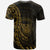 Hawaii T Shirt Polynesian Pattern Style Gold Color - Polynesian Pride