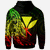 Kanaka Maoli Zip Hoodie Custom Polynesian Pattern Style Reggae Color - Polynesian Pride