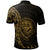 Federated States of Micronesia Polo Shirt Polynesian Pattern Style Gold Color - Polynesian Pride