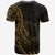 Tokelau T Shirt Custom Polynesian Pattern Style Gold Color - Polynesian Pride