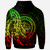 Palau Zip Hoodie Polynesian Pattern Style Reggae Color - Polynesian Pride