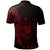 Samoa Polo Shirt Custom Polynesian Pattern Style Red Color - Polynesian Pride