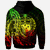 Samoa Zip Hoodie Polynesian Pattern Style Reggae Color - Polynesian Pride