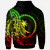 Chuuk Zip Hoodie Polynesian Pattern Style Raggae Color - Polynesian Pride