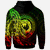 Northern Mariana Islands Zip Hoodie Polynesian Pattern Style Reggae Color - Polynesian Pride