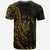 Niue T Shirt Custom Polynesian Pattern Style Gold Color - Polynesian Pride