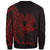 Papua New Guinea Sweatshirt - Polynesian Pattern Style Red Color - Polynesian Pride