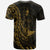 Vanuatu T Shirt Polynesian Pattern Style Gold Color - Polynesian Pride