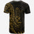 Solomon Islands T Shirt Custom Polynesian Pattern Style Gold Color - Polynesian Pride