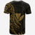 Kanaka T Shirt Custom Polynesian Pattern Style Gold Color - Polynesian Pride