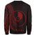 Yap Sweatshirt - Polynesian Pattern Style Red Color - Polynesian Pride