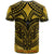 Samoa Premium T Shirt Samoa Coat Of Arms Polynesian Tattoo (Gold) - Polynesian Pride