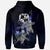 Tonga Polynesian Zip up Hoodie Blue Turtle Couple - Polynesian Pride