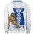 Guam Sweatshirt - Chamorro With Puntan Blue Color - Polynesian Pride