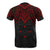 Kosrae T Shirt Micronesian Pattern Red Armor Style - Polynesian Pride