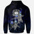 Samoa Polynesian Zip up Hoodie Blue Turtle Couple - Polynesian Pride