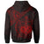 Samoa Hoodie Polynesian Patterns With Coat of rms Red Color - Polynesian Pride