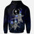 Chuuk Polynesian Zip up Hoodie Blue Turtle Couple - Polynesian Pride