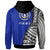 Northern Mariana Islands Zip up Hoodie Coat of Arm and Polynesian Patterns - Polynesian Pride