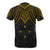 Kosrae T Shirt Micronesian Pattern Gold Armor Style - Polynesian Pride