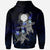 CNMI Polynesian Hoodie Blue Turtle Couple - Polynesian Pride