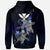 Hawaii Polynesian Zip up Hoodie Blue Turtle Couple - Polynesian Pride