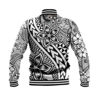 Traditional Polynesian Tribal Tattoo Retro Baseball Jacket Black LT9 - Polynesian Pride