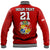 (Custom Personalised) PolyensianPride Tonga Rugby Tongan Kupesi Ngatu Design Baseball Jacket LT9 - Polynesian Pride