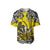 (Custom Personalised) Niue Uga Baseball Jersey Tribal Patterns Yellow Style LT6 - Polynesian Pride