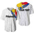 (Custom Personalised) Pilipinas Baseball Jersey Simple Style - White LT6 White - Polynesian Pride