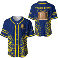 (Custom Personalised) Tokelau Baseball Jersey Coconut Palm Leaf LT13 - Polynesian Pride