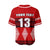 (Custom Personalised) Tonga Baseball Jersey - Tongan Pattern - Custom Text and Number LT13 - Polynesian Pride