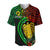 (Custom Personalised) Vanuatu Heart Polynesian Baseball Jersey Turtle Sand Drawings LT13 - Polynesian Pride