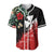 (Custom Personalised) Wallis and Futuna Polynesian Baseball Jersey Fantastic Flowers LT13 - Polynesian Pride