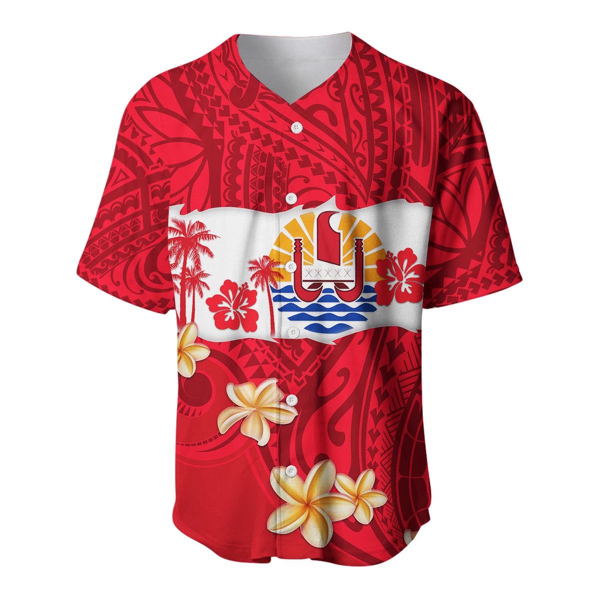 Tahiti French Polynesian Baseball Jersey