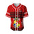 (Custom Personalised) Tonga Baseball Jersey - Tongan Pattern - Custom Text and Number LT13 - Polynesian Pride