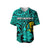 (Custom Personalised)New Caledonia Baseball Shirt Turquoise Color LT6 - Polynesian Pride