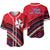 Wallis and Futuna Baseball Jersey Creative Polynesian LT13 Red - Polynesian Pride