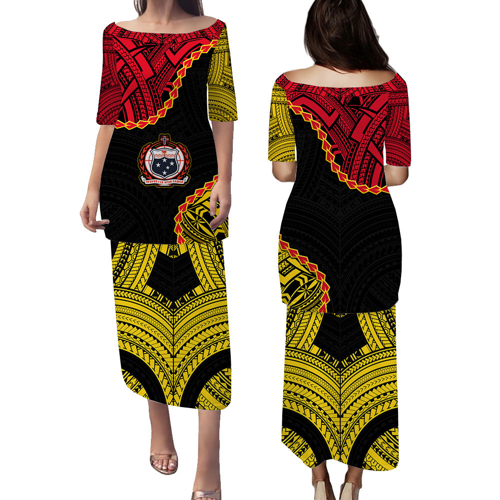 Samoa Puletasi Dress Basic Polynesian Style LT9 - Polynesian Pride