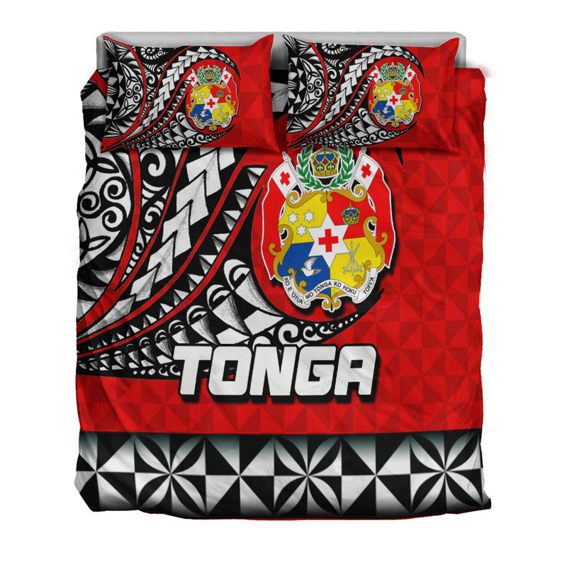 Tonga Bedding Set Polynesian Tattoo LT6 - Polynesian Pride