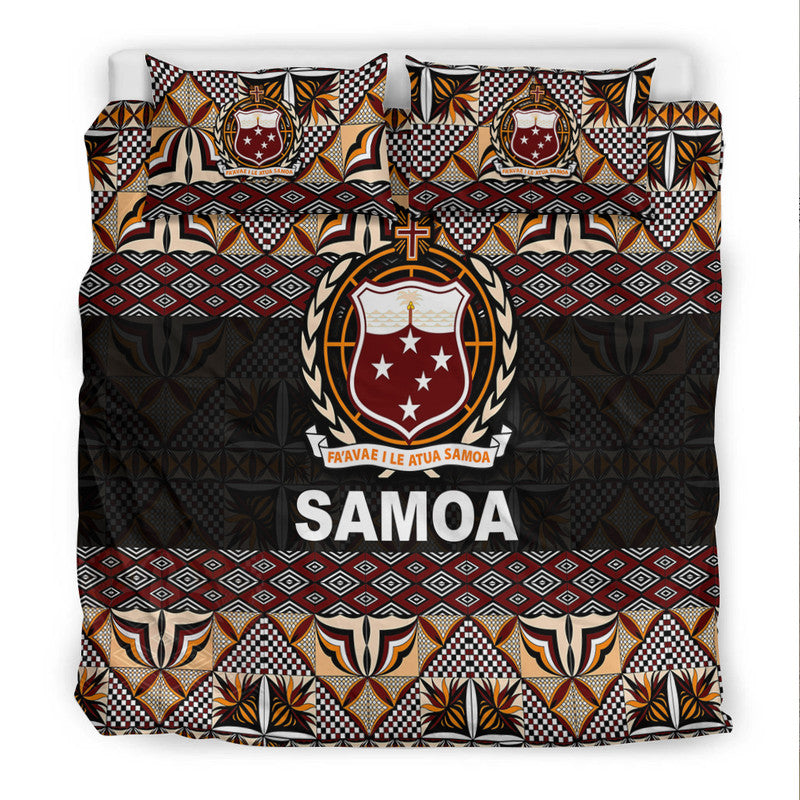 Samoa Bedding Set Siapo Patterns LT6 - Polynesian Pride