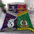 New Zealand And Vanuatu Bedding Set Together - Purple LT8 Purple - Polynesian Pride