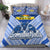 Mate Ma'a Tonga Bedding Set Leimatu'a Bulls Creative Style - Blue LT8 - Polynesian Pride