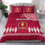 Tonga Beulah College Bedding Set Simple Style LT8 Maroon - Polynesian Pride