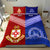 Kolisi Tonga College Atele And Tupou College Toloa Bedding Set Together - Original LT8 Blue - Polynesian Pride