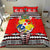 (Custom Personalised) Tonga Ngatu Bedding Set Red Style LT6 - Polynesian Pride