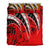 Polynesian Bedding Set - Tropical Leaf Red Style - Polynesian Pride