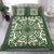 Hawaii White Ginger Quilting Bedding Set - AH Green - Polynesian Pride