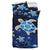 Hawaii Turtle Flower Moon Bedding Set - Blue Galaxy - AH - Polynesian Pride