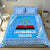 Tonga Lavengamalie College Bedding Set Simplified Version LT8 Blue - Polynesian Pride